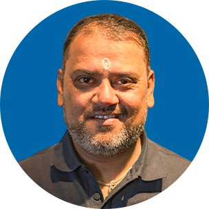 Portrait of Laxman Raj Poudel